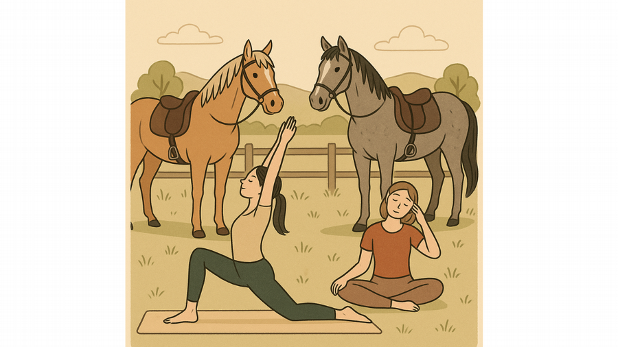 Yoga for Horseback Riders & Horses: Improve Balance, Flexibility & Connection