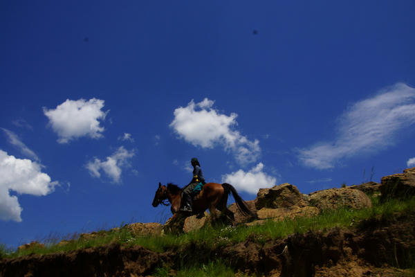 Trail Ride in Drakensberg with Khotso