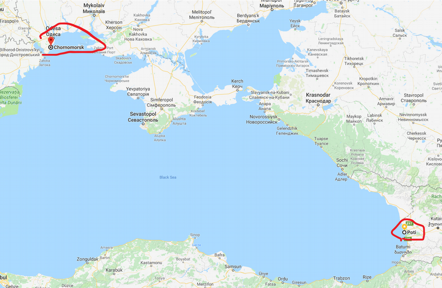 from poti to chernomorsk from poti to chernomorsk