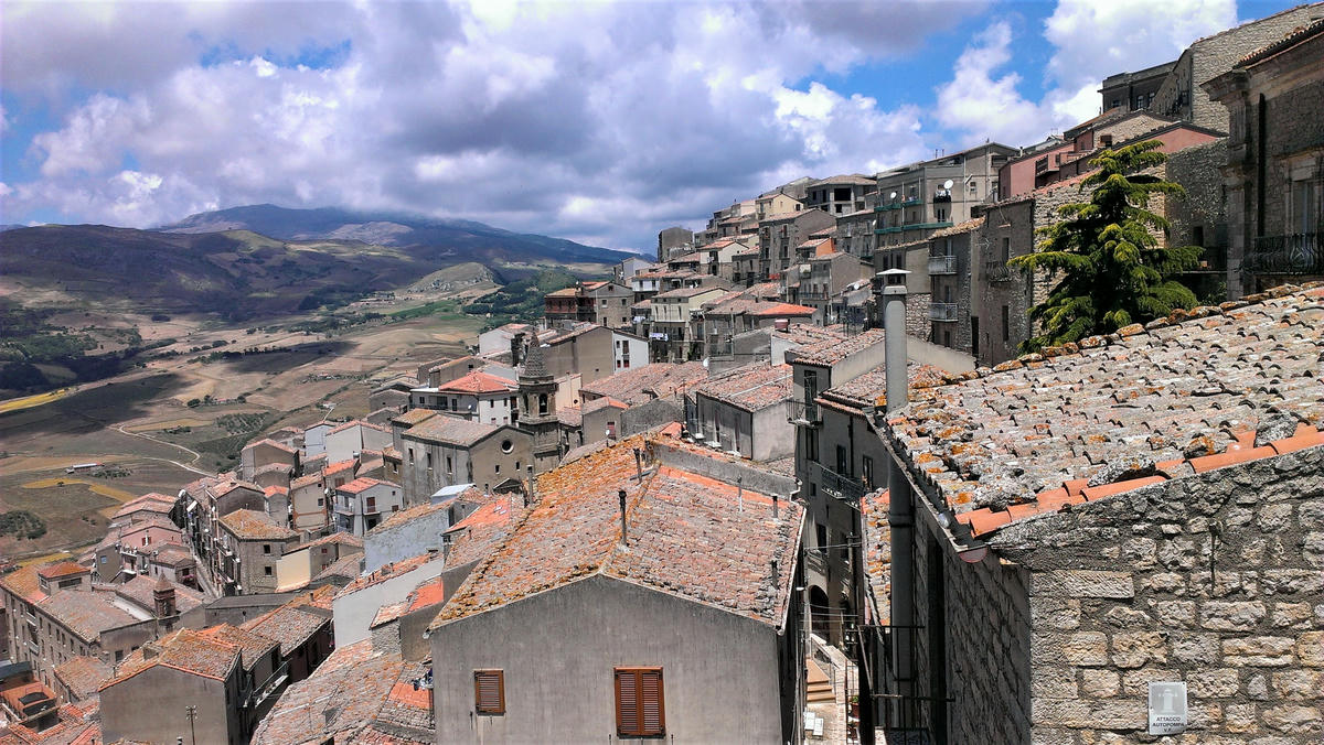 A village close to Madonie Park