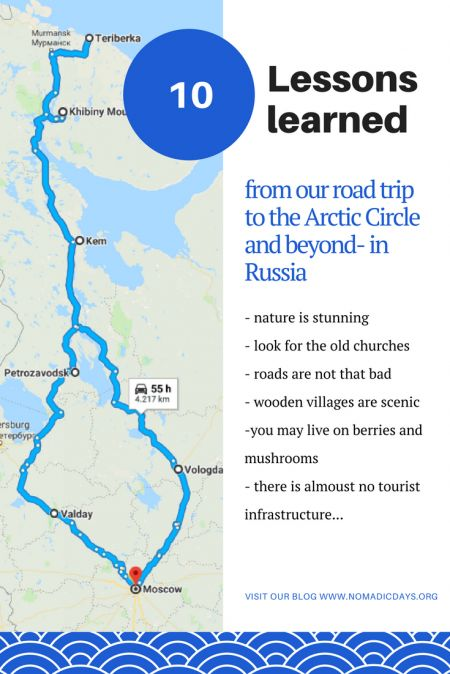 Road trip to the Arctic Circle in Russia