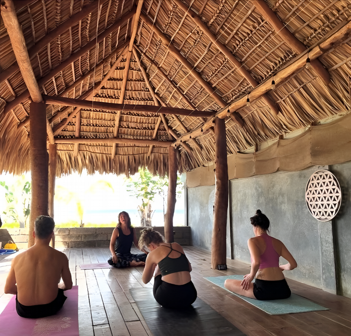 My yoga class @ Alive Beach House